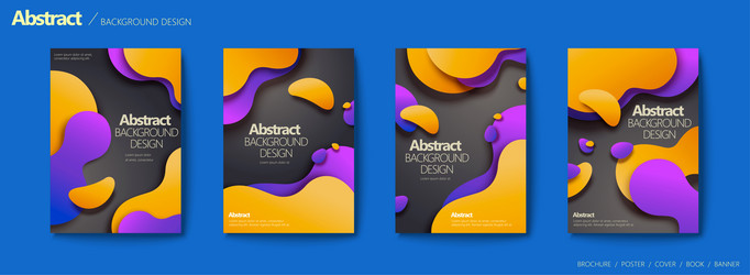 Abstract cover template Royalty Free Vector Image