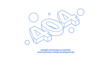 error web page concept vector image