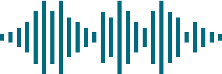 sound wave logo icon vector