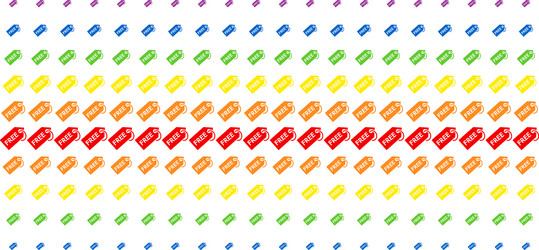 free tag shape halftone spectral array vector image