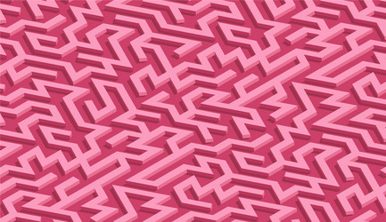 maze pattern abstract background with labyrinth vector image