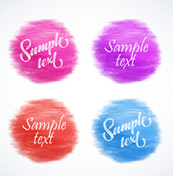 Colorful banners vector