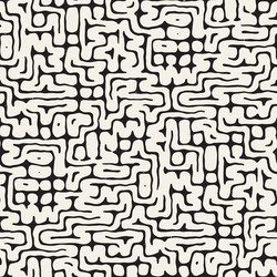 seamless pattern with maze lines monochrome vector image