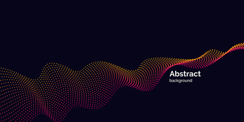 abstract background with a colored dynamic vector image