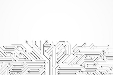abstract background with technology circuit board vector image