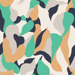 abstract shape seamless pattern vector image