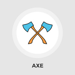 Axe flat icon vector