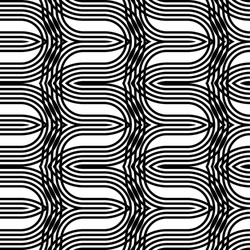 design seamless monochrome zigzag pattern vector image