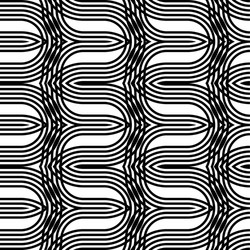 Design seamless monochrome zigzag pattern vector