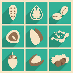 flat with shadow concept and mobile application vector image