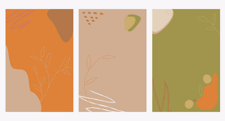 abstract background design in fall colors vector image
