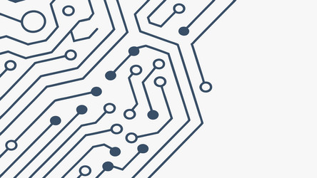 digital circuitry lines background tech grid vector image