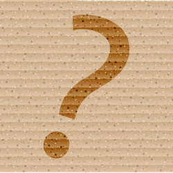 Question mark flat modern web button and space vector