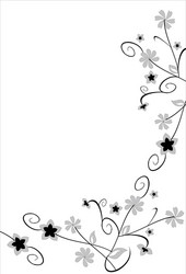 Floral background vector