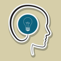 solution icon design vector image