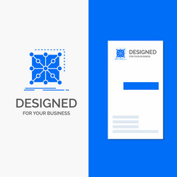 business logo for data framework app cluster vector image