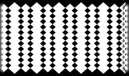 zig-zag criss-cross edgy lines pattern element vector image