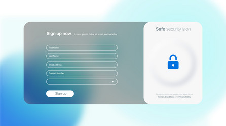 landing page design from website web vector image