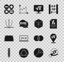 set square root of x glyph function mathematical vector image