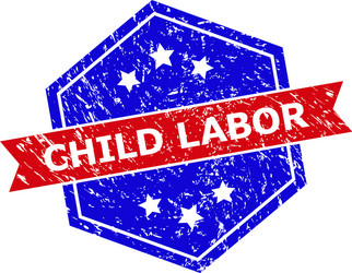 No child labor watermark stamp Royalty Free Vector Image