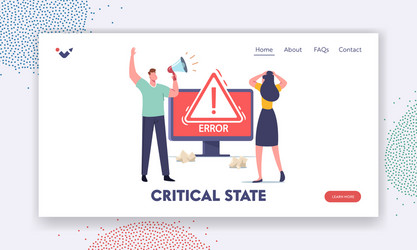 system work error maintenance page not found vector image