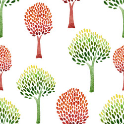 abstract tree pattern vector image