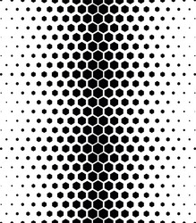 Geometric pattern of black figures on a white vector