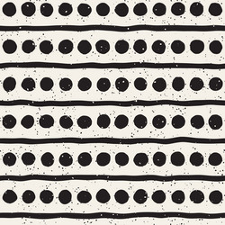 hand drawn lines seamless grungy pattern abstract vector image