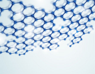 Molecular Structure Background vector image