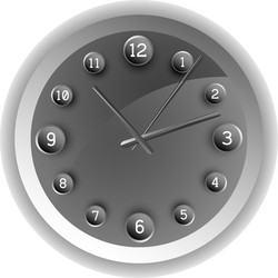 analog clock the original design vector