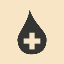 flat in black and white mobile application drop vector image