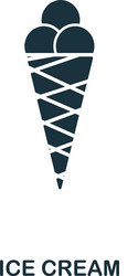 ice cream icon mobile apps printing and more vector image