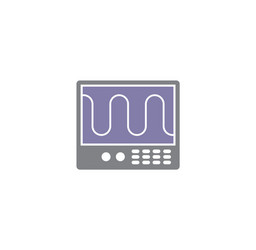 physics related icon on background for graphic vector image