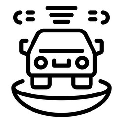 autonomous driverless car parking using artificial vector image
