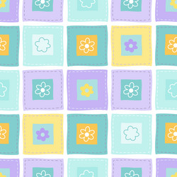 Patchwork Seamless Pattern vector image