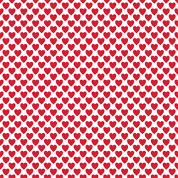 repeating heart background pattern - valentines vector image