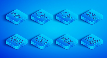 set line no usb cable cord cloud upload network vector image