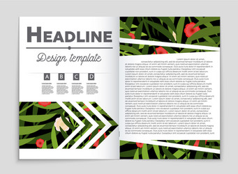 abstract layout background set for art vector image