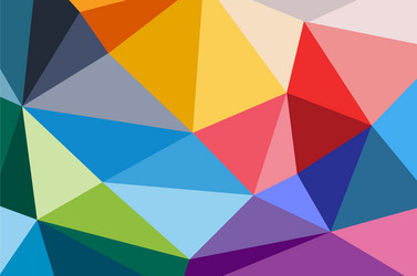 Modern Geometric Triangle Pattern vector image
