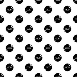 round button pattern seamless vector image