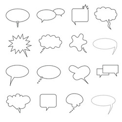 talk bubbles Vector Image