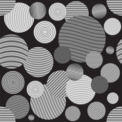 circle pattern modern stylish texture repeating vector image