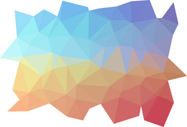 colorful triangular low poly mosaic abstract vector image
