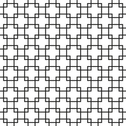 geometric seamless pattern - simple mosaic vector image