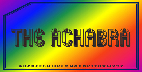 text effects with editable colors and abstract vector image