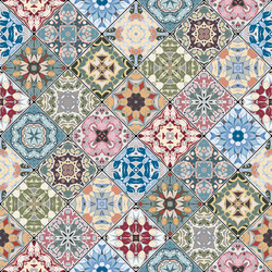 abstract patterns in the mosaic set vector image