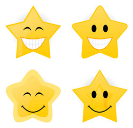 Cute Cartoon Star Vector Image