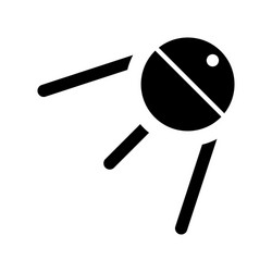old spaceship icon template eps10 file vector image