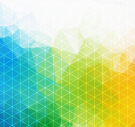 retro pattern of geometric shapes colorful mosaic vector image