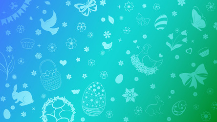 Easter Celebration Background Vector Image